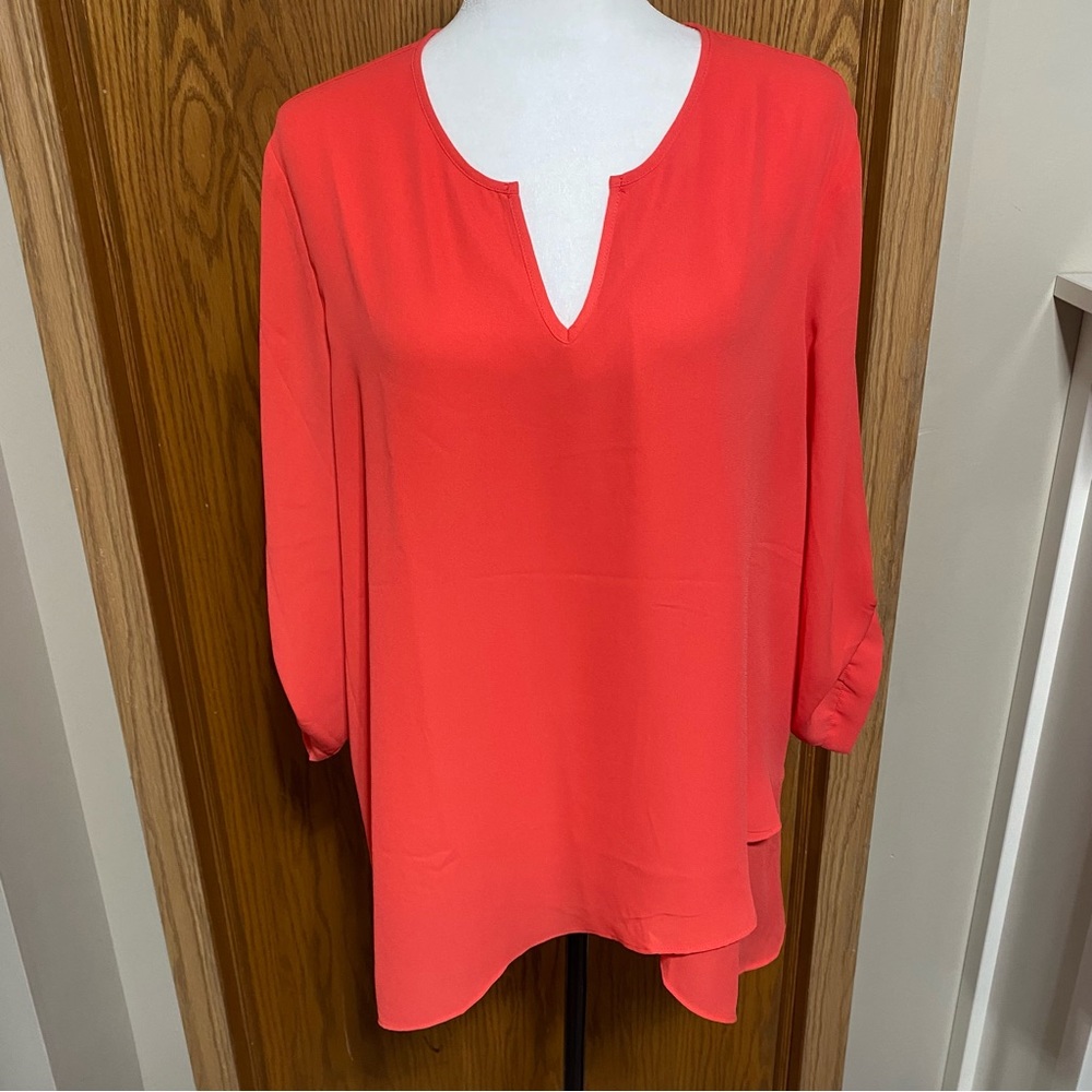 Women's Coral Blouse